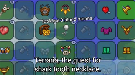 sand shark tooth necklace terraria.